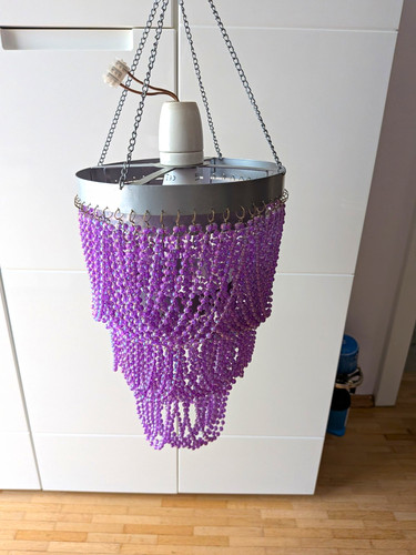 Hängeleuchte mit kette lila - mit, kette,