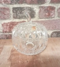 Nachtmann Apfeldose  Glas 24% Bleikristall Apfelform Schmuck, Marmelade, Zucker