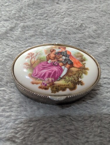 Vintage pillendose fragonard - vintage,