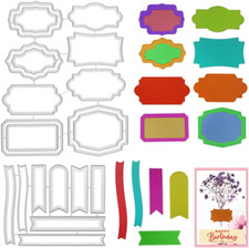 Stanzschablonen-Set für Kartenherstellung, verschiedene Formen, Prägewerkzeuge f