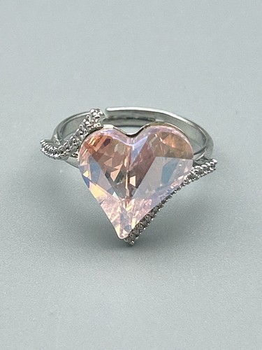 Herz ring mit swarovski - mit, swarovski®