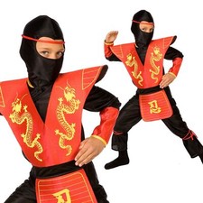 Roter Drache Ninja Kostüm