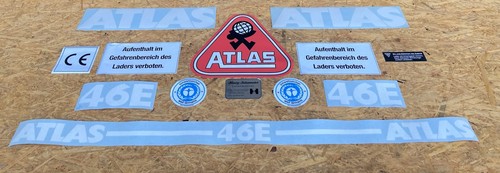 Atlas 46e aufklebersatz - atlas,