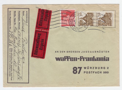 Ganzsache eilsendung - ganzsache,