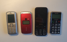4 gebrauchte Handys Seniorenhandys  * Ersatzteile *