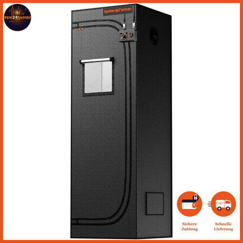 Growzelt 60x60x180cm indoor - 60x60x180cm,