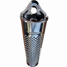 Edelstahl Muskatreibe Muskatnuss Gewürze Ingwer Küchen-Reibe mit Auffangbehälter