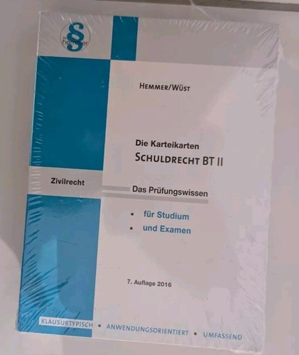 Karteikarten schuldrecht 2 - karteikarten, bt