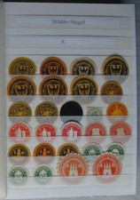 Siegelmarken deutscher Städte
