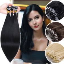 Micro Rings Microringe Remy Echthaar Extensions Micro Loop Haarverlängerung Dick