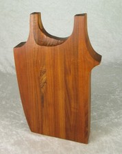 Teak Candle Holder Vase Danish