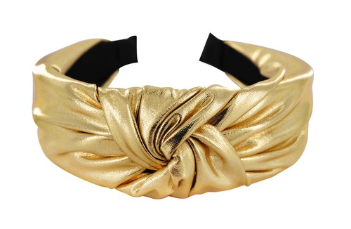 Breiter haarreif mit - breiter, knoten