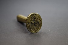 antike Petschaft Messing mit