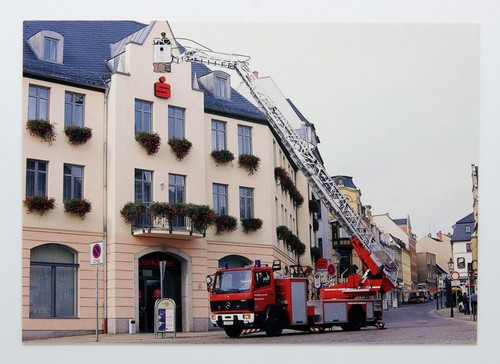 Postkarte drehleiter dlk - postkarte,