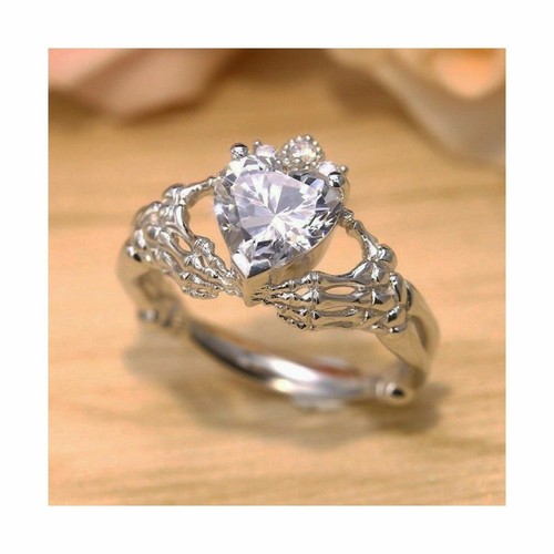 Karat herz schnitt moissanit - 2,