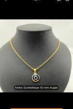 NAZAR Boncuk Halskette Kette Anhänger Glücksbringer türkisches Blaue Auge Neu