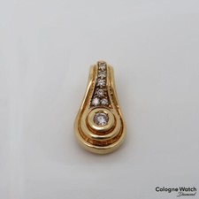 Anhänger mit ca. 0,30ct W-si Brillant in 585/14K Gelbgold