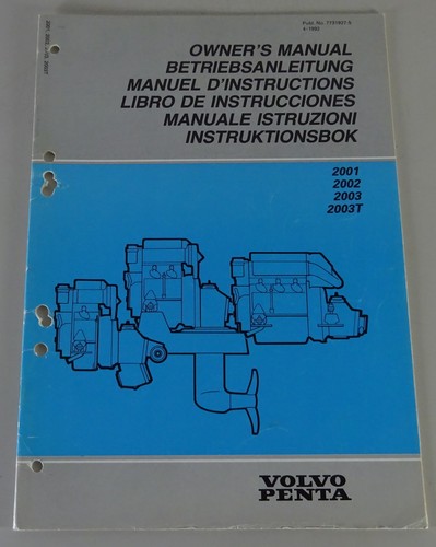 Betriebsanleitung volvo penta - betriebsanleitung,