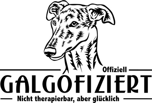 Galgo autoaufkleber - galgo,