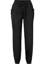 Satin-Hose Gr. 40 Schwarz