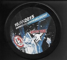 Eishockey Puck WINTERGAME DÜSSELDORF VS   KEC DIE HAIE  2015  NR 2   DEL NHL