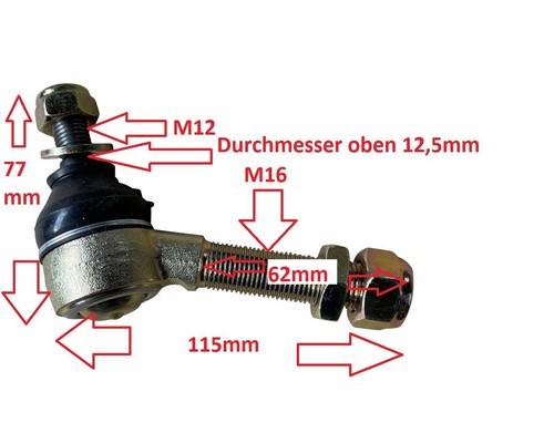 Racing traggelenk m12 - lq-racing,
