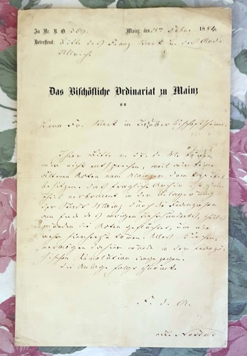 Historisches dokument 1882 - historisches,