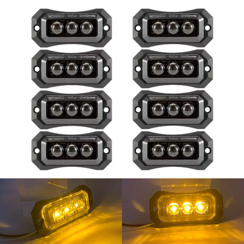 8stk 3led - 8stk,