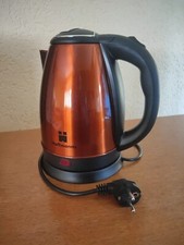 Hoffmans  1,8L Wasserkocher Edelstahl Teekessel Heißwasserbereiter Teekocher ROT