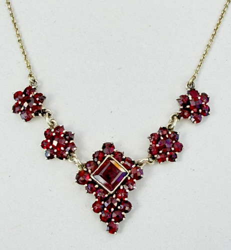 Alte granatkette kette - ,