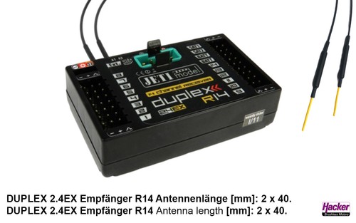 Hacker jeti duplex 4ex - duplex, 2.4ex