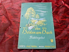 ZU DEN BIRKEN AM BACH Noten
