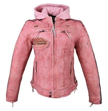 Damen Motorrad Lamm Leder