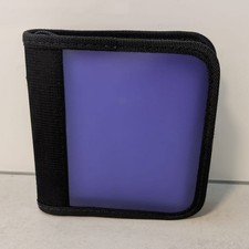 Aufbewahrungstasche für 12 CD oder DVD violett NEU (1)