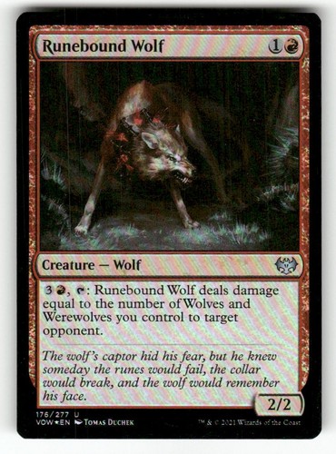 Runebound wolf 176 uncommon - runebound,