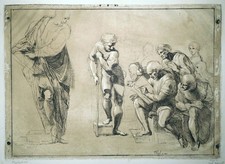 Aquatinta, Schule von Athen, Raphael, J.G. Prestel, 1785, Nagler 41