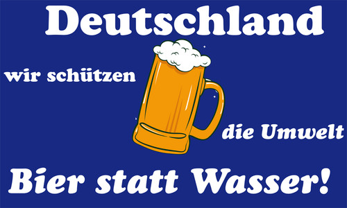 Deutschland bier statt wasser - deutschland,