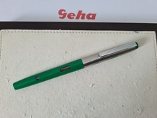GEHA 704 "A" Champion grün Füllhalter Schulfüller Füller 1990-2001 Vintage
