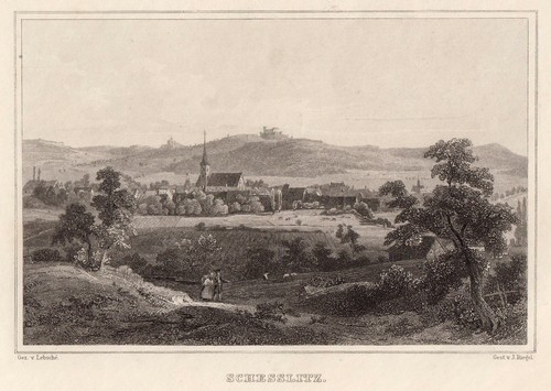 Schesslitz original stahlstich - schesslitz,