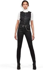 G-Star Damen Lynn Type 30 Jumpsuit wmn Dark Black Cobler Schwarz Größe: X