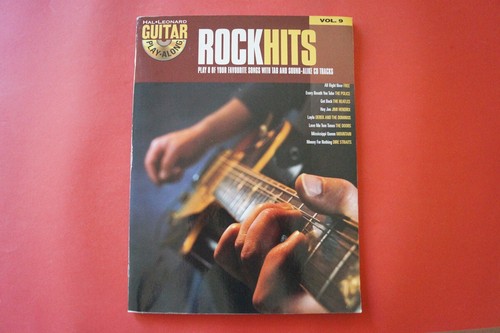 Rock hits guitar play along - rock,