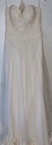 Weißes brautkleid linie - brautkleid, a-linie