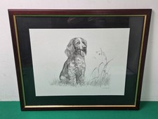 Gerahmter Cocker Spaniel Druck