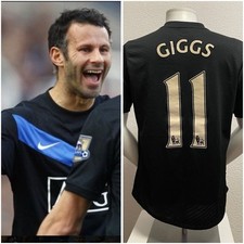 Original Manchester United Trikot | Giggs 11 | 2009 2010 | M | Away Jersey Rare