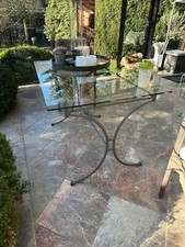 Domicil Gartentisch Metall / Glas