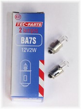 1Set=2St. Birne BA7S 12V 2W