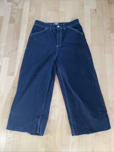 Zara blaue denim baggy - blaue,