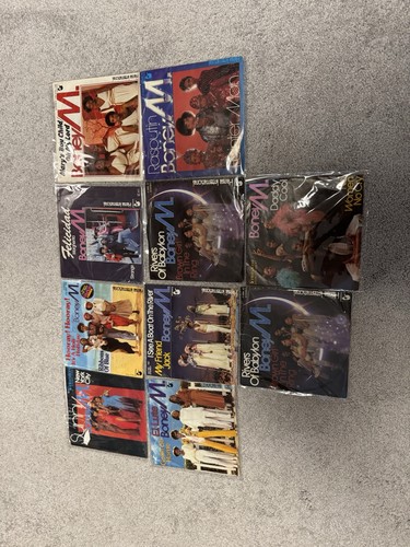 10x boney schallplatten - 10x, m.