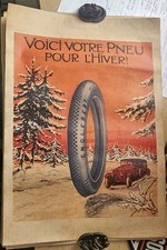 Altes Plakat Voici Votre Pneu
