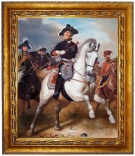 Ölbild Friedrich II. der